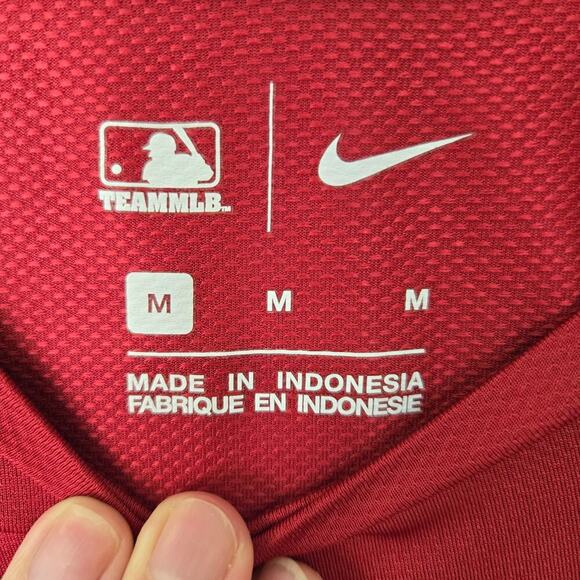 Arizona Diamondbacks #3 Nike Team MLB Men's Red T-shirt Size M - Picture 3 of 6